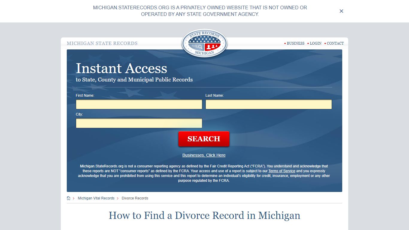 How to Find a Divorce Record in Michigan - Michigan State Records